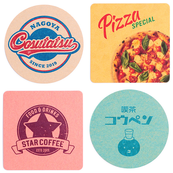 クラフト紙コースター