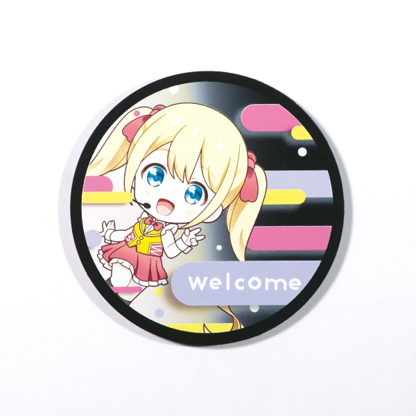 ラバーコースター（UV印刷）黒フチあり