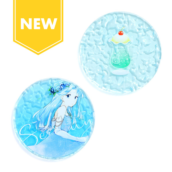 水面アクリルコースター丸型