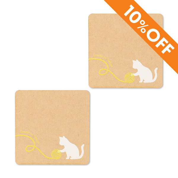 木製コースター四角