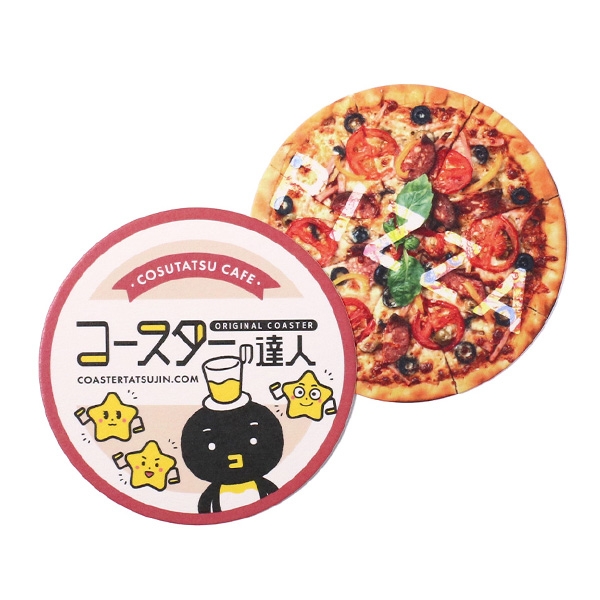 紙コースター片面丸型
