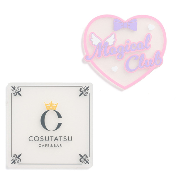 オリジナルクリアラバーコースター