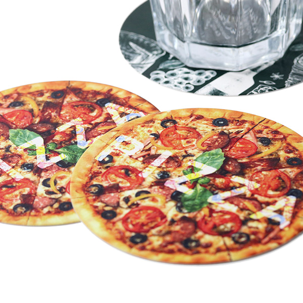 飲食店の名入れコースターに