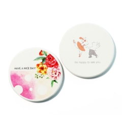 珪藻土コースター丸型｜1枚から