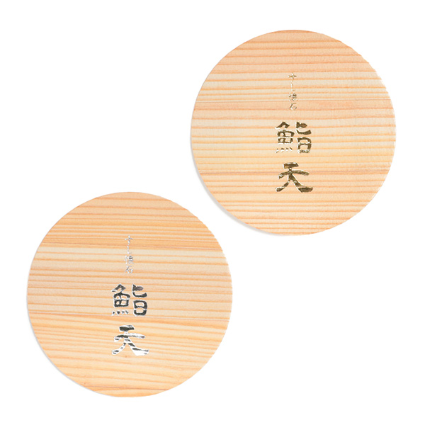 木製箔押しコースター丸型｜小ロット50枚から
