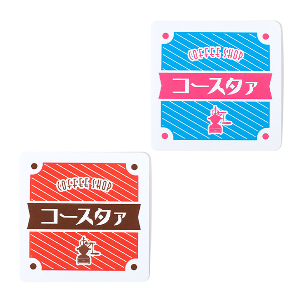 激安紙コースター四角｜小ロット10枚から